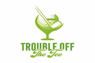 design a fun logo for a new golf brand