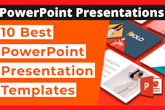 design professional powerpoint presentations or ppt slides