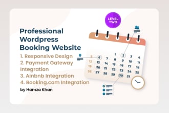 make hotel booking wordpress website or air bnb website