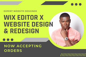 design wix, editor x, or redesign wix website