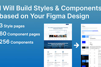 build custom styles and components from your figma design