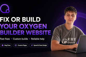 fix or build a oxygen builder website