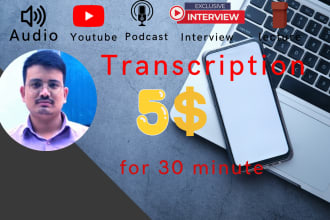 transcribe with perfection and accuracy for videos and audio