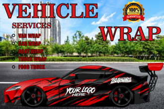 create professional car wrap design in few hours