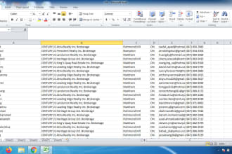 collect 2025 active real estate agents and realtors details