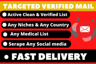 collect niche active and clean bulk email list for email marketing