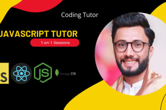 tutor and help you learn modern javascript, react and nodejs