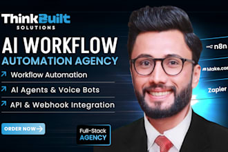 build n8n automation, n8n ai agent, and zapier or make com workflow automation