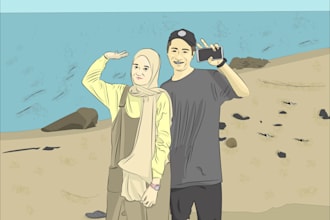 draw in my aesthetic style pastel color