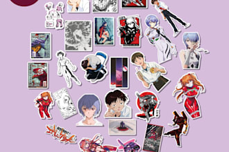 20 stickers  under less than an hour