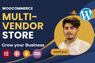 create ecommerce multi vendor website using woocommerce