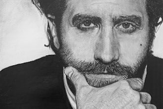 draw realistic face portrait