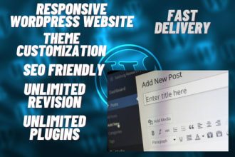 build and redesign wordpress website with divi theme