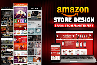 create your amazon brand store and storefront design