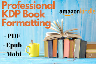do professional kdp formatting for ebook, paperback and hardcover