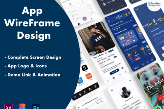 create stunning app wireframes with animations and icons