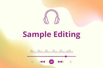 edit, convert, cut, extend your sample as you want
