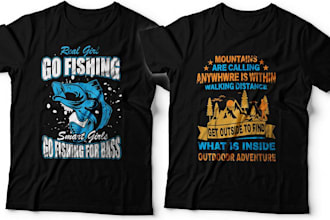 design custom typography tshirt designs for you 8 hours