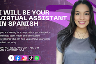 be your virtual assistant in spanish