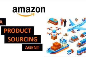 be your product sourcing agent, amazon fba product sourcing