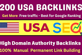 create da90 plus USA high da SEO backlinks to boost your google ranking