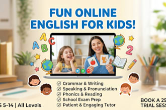 teach complete english to kids step by step