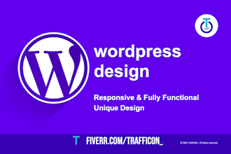 design or customize a wordpress website
