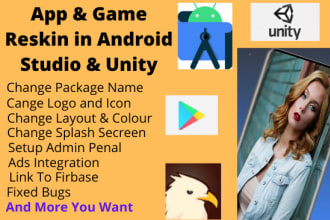 fix bugs, add more functions, reskin, redesign android, ios app and game
