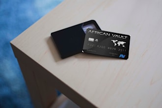 design a beautiful credit card for your institution