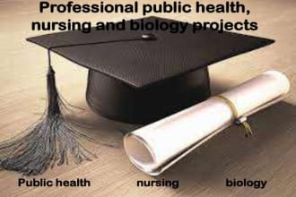 do public health, nursing and nutrition projects