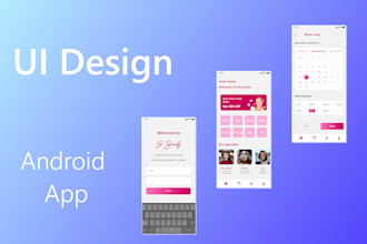 create a mobile UI design