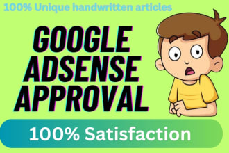 provide 25 unique articles for google adsense approval