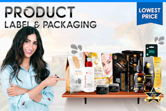 elevate your product appeal with professional packaging and labels