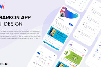 design modern and creative UI for ios and android mobile app