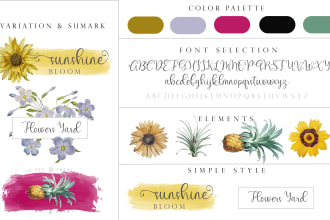 make a signature logo or perfect author with branding guide