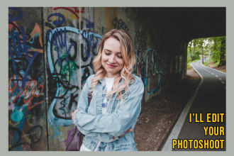 edit your photoshoot via lightroom, photoshop