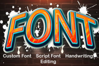 create custom font for your business in ttf or otf
