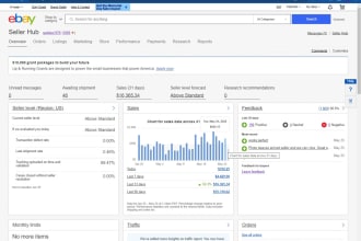 manage ebay australia, USA, UK accounts for dropshipping