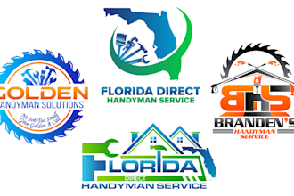 make unique roofing, home repair, remodeling, handyman logo