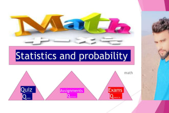 assist you in statistics and probability