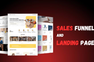 design sales funnel and landing page in kartra and clickfunnels