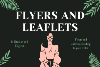 do design flyers and leaflets