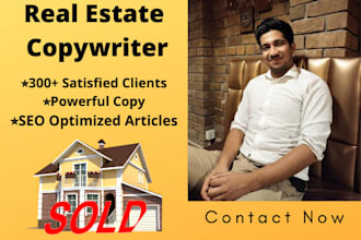be your longterm real estate SEO copywriter