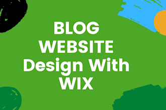 design wix blog ,portfolio,redesign blog,redesign portfolio