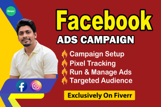 be your facebook ads campaign manager and optimize your fb ad campaign