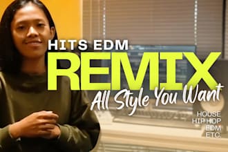 remix song into any genre with fast delivery