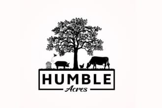 design tree, leaf, garden, agriculture and vegetable logo
