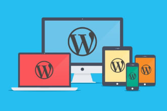 design responsive wordpress website or web design
