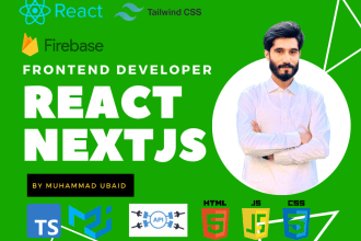 be your frontend reactjs and nextjs developer