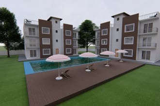 draw interior and exterior designs with revit,